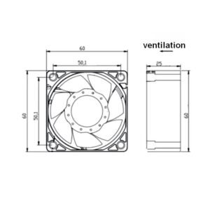 Ventilateur EBM-PAPST 612NGH