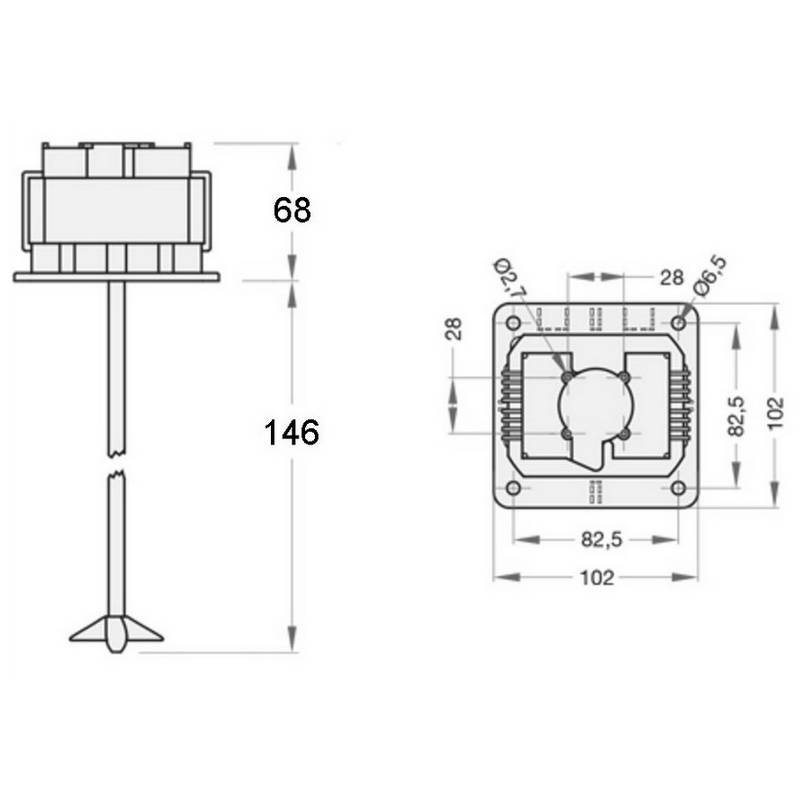 Agitateur pompe à bière SABER AG 4 schema
