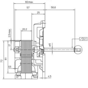 Moteur de four EBM-PAPST OC13