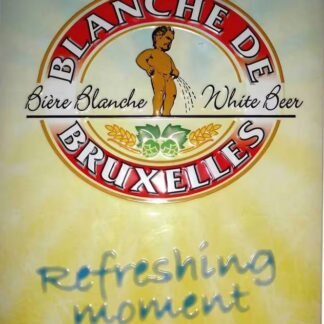 Grande plaque émaillée BLANCHE DE BRUXELLES