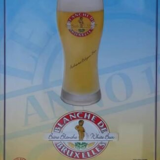 Plaque émaillée BLANCHE DE BRUXELLE