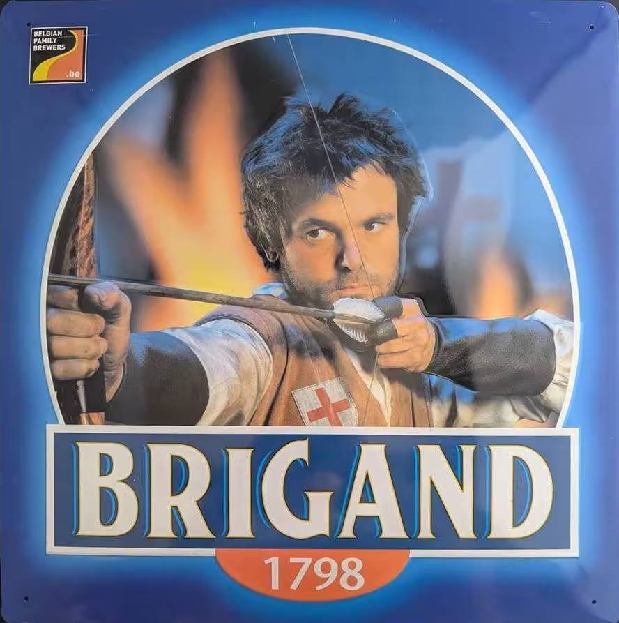 Plaque émaillée BRIGAND