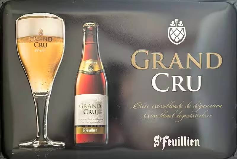 Plaque émaillée GRAND CRU