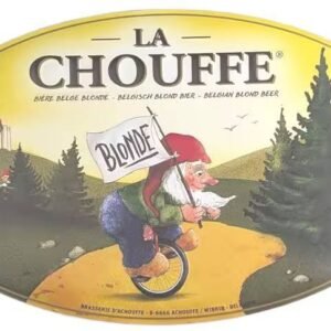 plaque émaillée CHOUFFE BLONDE