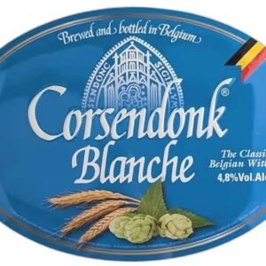 plaque émaillée CRUSENDONK BLANCHE