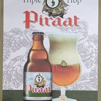 plaque émaillée PIRAAT trple Hop grifs