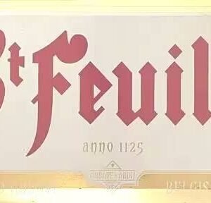 plaque émaillée St FEUILLIEN anno 1125