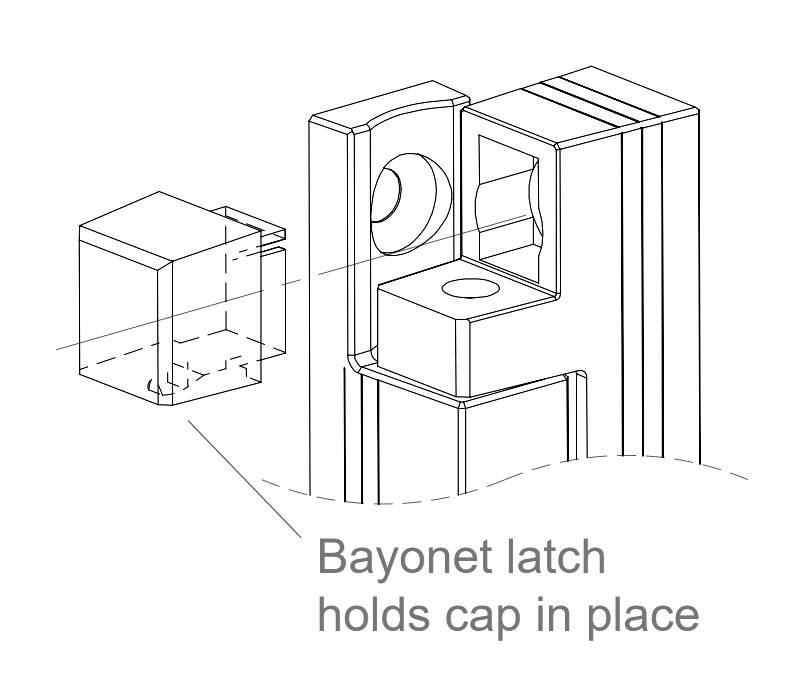 Charnière RAHRBACH 4500 schéma a