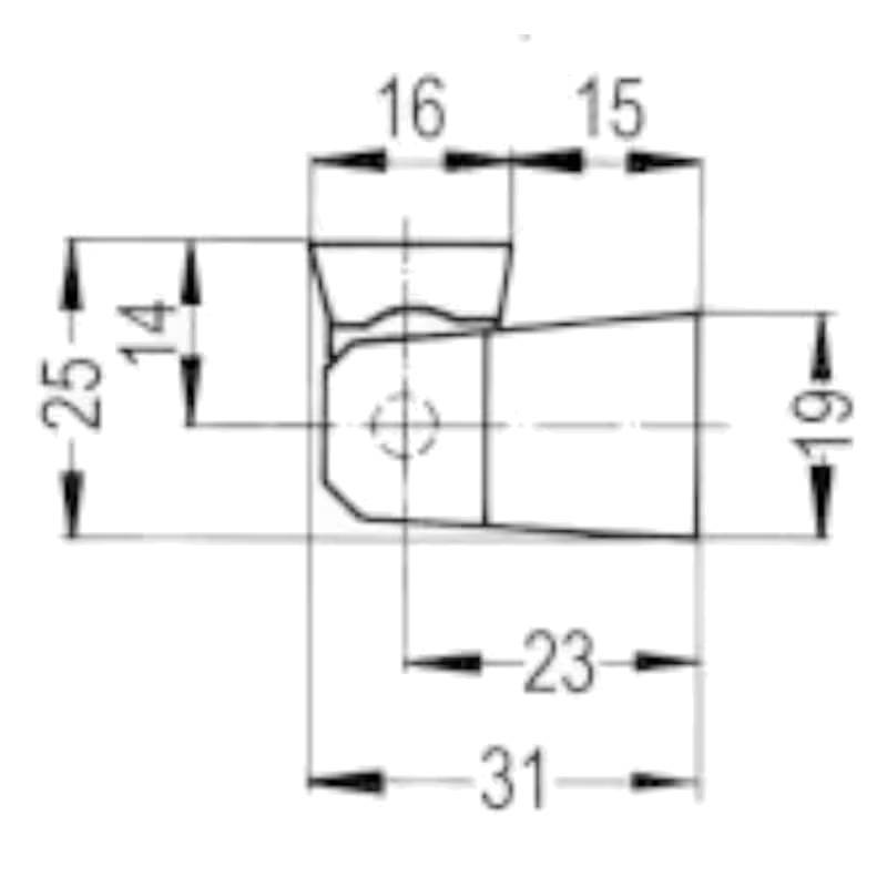 Charnière RAHRBACH 4500 schéma b