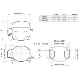 Compresseur EMBRACO NE2130Z
