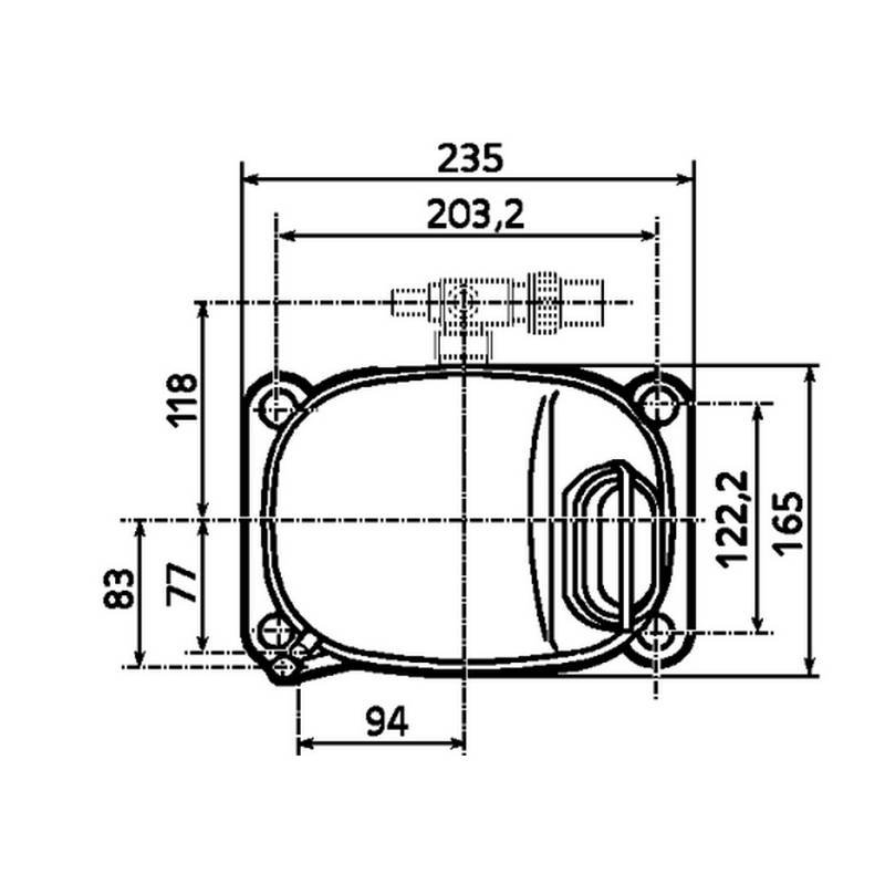Compresseur TECUMSEH CAJ4492Y schema 2