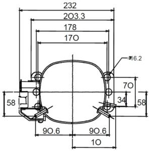 Compresseur TECUMSEH THB4422YFZ