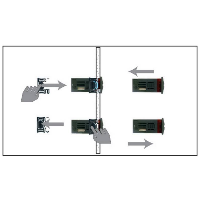 Régulateur électronique ELIWELL IDPlus 961 montage