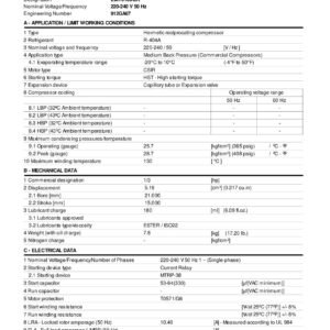 Compresseur EMBRACO EMT6165GK