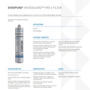 Filtre d’eau EVERPURE PRO 4