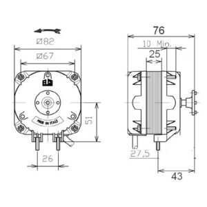 Moteur ELCO VNT16-25/1774