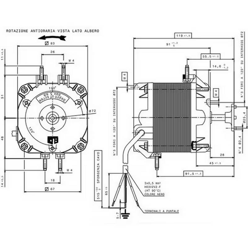 Moteur ELCO VNT 34 45 031 schema
