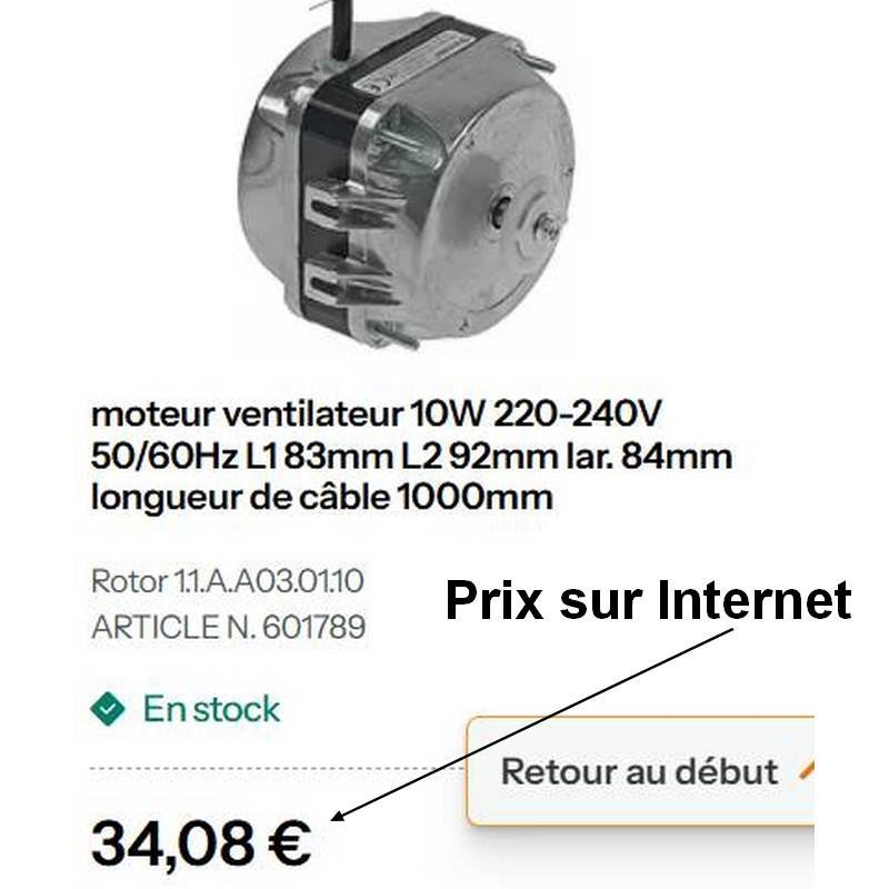 Moteur WEIGUANG YZF 10 20 prix