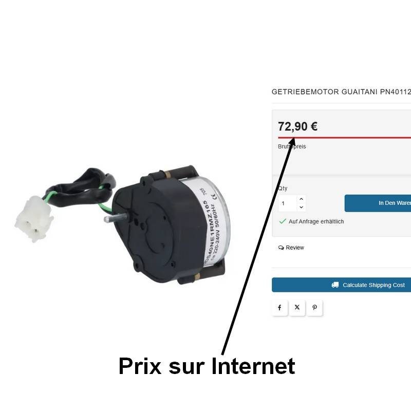 Moto réducteur GUAITANI PN40112 prix