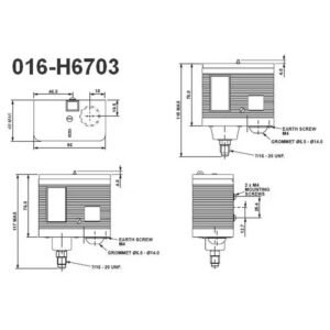 Presostat RANCO 016-H6703